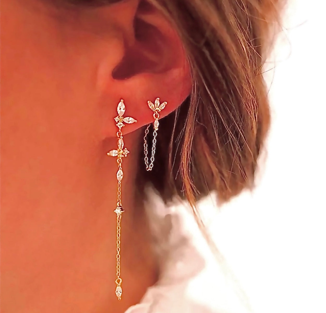 Exquisite Tassel Dangle Earrings Set 2pcs